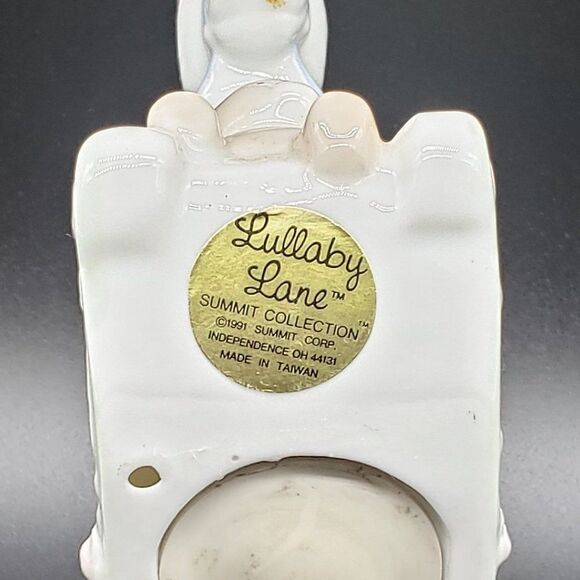 Lullaby Lane 1991 Summit Collection Porcelain Pastel Rocking Horse Piggy Bank - Picture 2 of 14